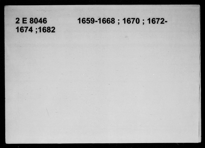 20 novembre 1659-20 avril 1682