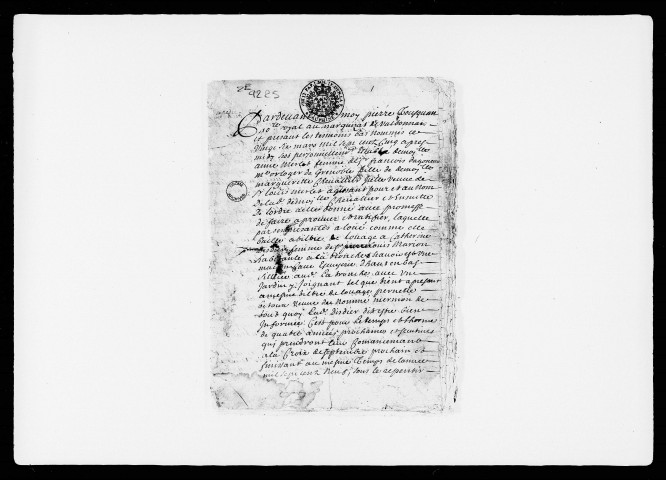 26 mars 1705-14 décembre 1706