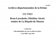 3 avril 1809-17 juin 1810