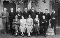 Jeunes gens de la classe de 1924.
