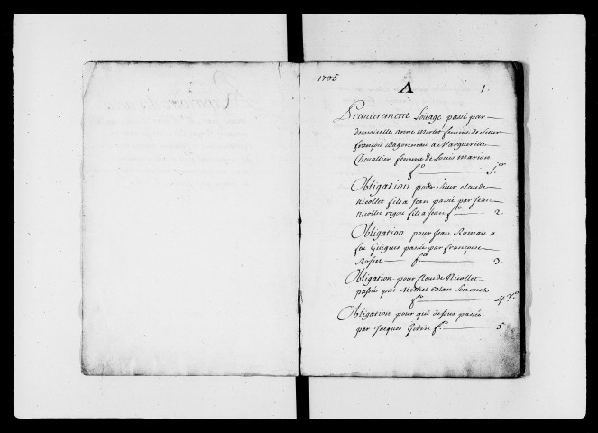 Répertoire général (26 mars 1705-11 septembre 1746).