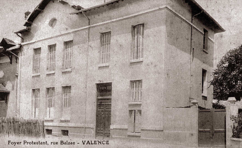 Valence.- Le Foyer Protestant, rue Balzac.