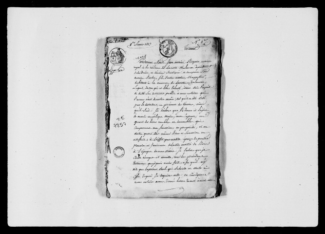 1er janvier-29 juin 1817