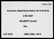 9 février 1580-17 septembre 1614