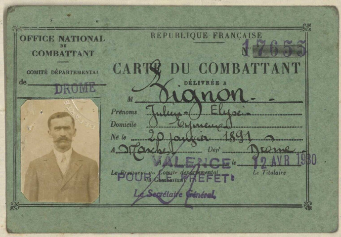 Vignon, Julien Elisée