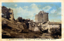 Les vestiges du château.