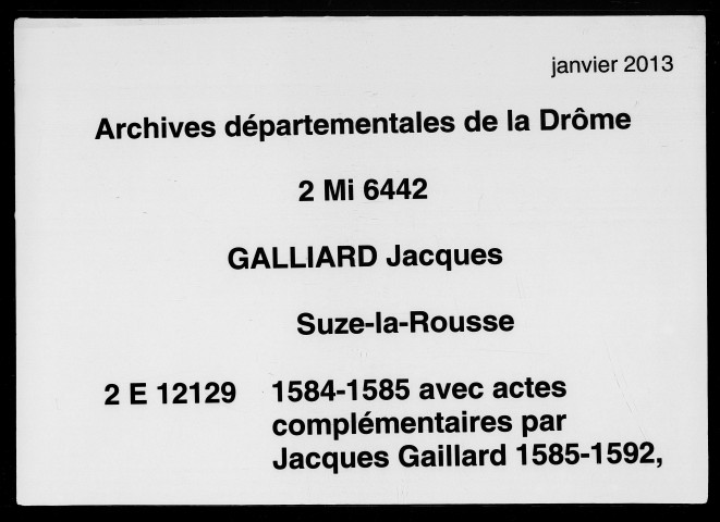26 décembre 1584-30 décembre 1585