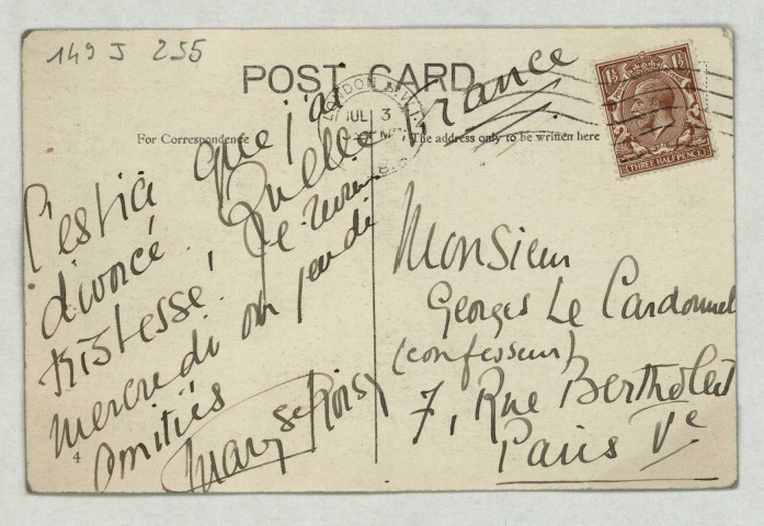 CPAS de Londres montrant l'endroit où elle a divorcé.