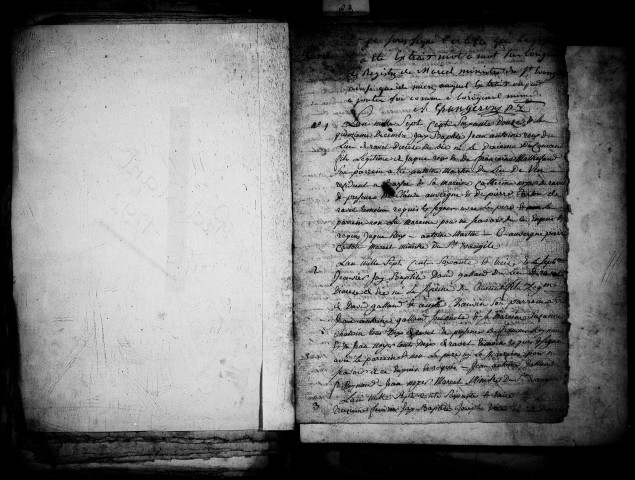 Religion protestante. - Baptêmes, mariages, sépultures (1772-1792).