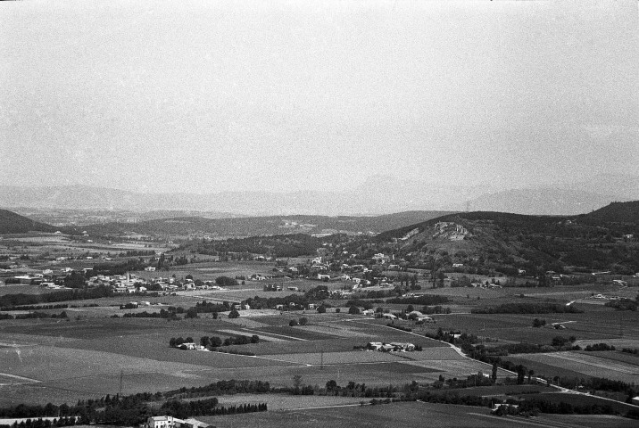 Malataverne. - Vue panoramique vers l'ouest.
