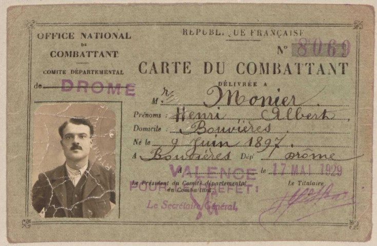 Monier, Henri Albert