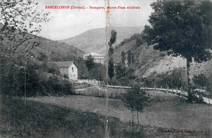 Barcelonne. - La source d'eau minérale quartier Beaugaris.