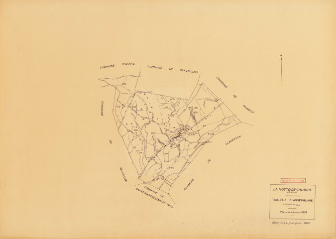 Tableau d'assemblage. 1967.