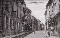 Saint-Vallier.- L'actuelle avenue du Président Wilson.