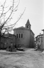 Saint-Auban-sur-l'Ouvèze. - Le chevet de l'église Saint-Antoine