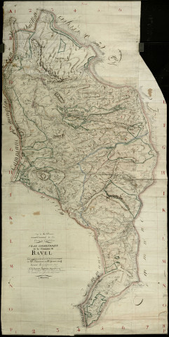 Cadastre par masse de culture. - Plan géométrique.