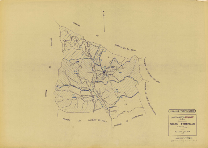 Tableau d'assemblage. 1972.