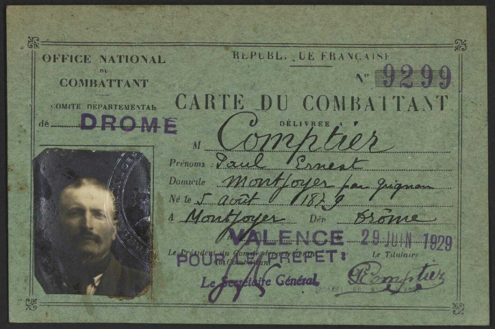 Comptier, Paul Ernest