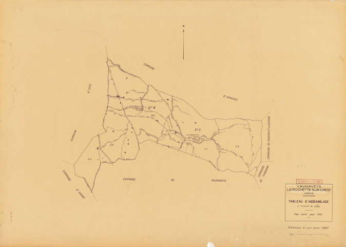 Tableau d'assemblage. 1967.