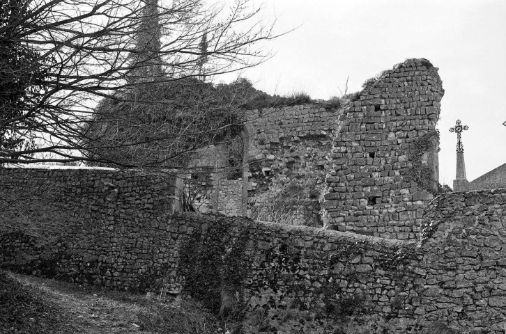 Livron-sur-Drôme.- Vestiges de l'ancienne abbaye et le cimetière.