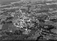 Vue aérienne du village.