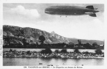 Zeppelin au-dessus du Rhône.