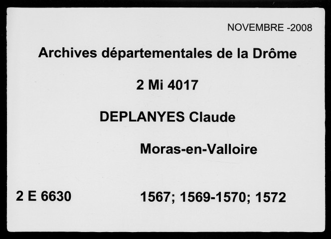 19 août 1567-17 février 1572