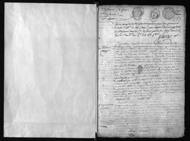 Naissances (an V-an VIII).