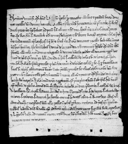 Donation par Lambert, prévôt de Valence.