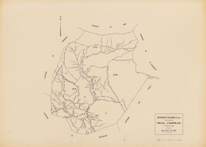 Tableau d'assemblage. 1976.