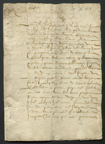 10 juin 1631-15 mai 1661