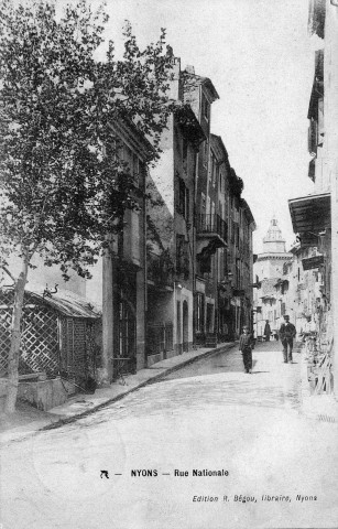 L'actuelle rue des Déportés.