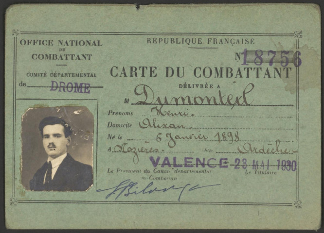 Dumontel , Henri Jean Marie