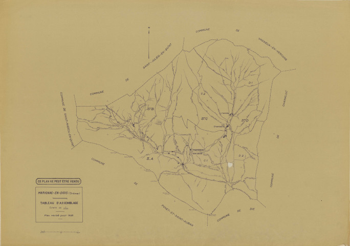 Tableau d'assemblage. 1935.