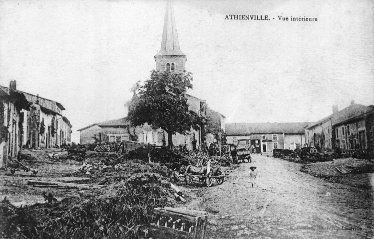 Athienville (Meurthe-et-Moselle).- Vue du village.