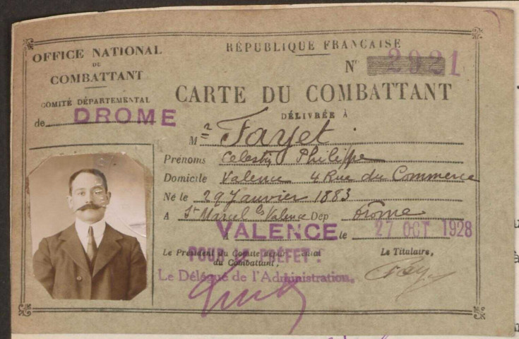 Fayet, Célestin Philippe