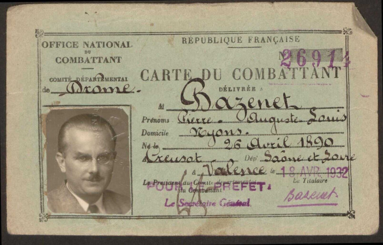 Bazenet, Pierre Auguste Louis