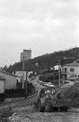 Crest. - Travaux sur les terrasses de la Tour.