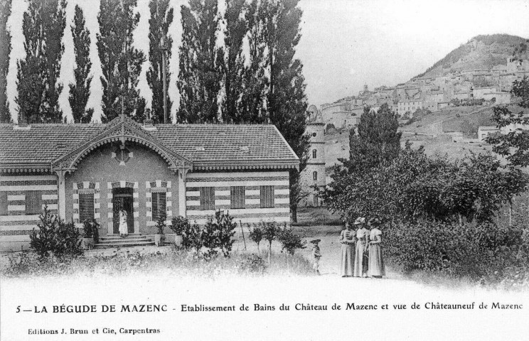 Établissement de bains du château.