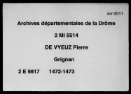 1er avril 1472-30 décembre 1473