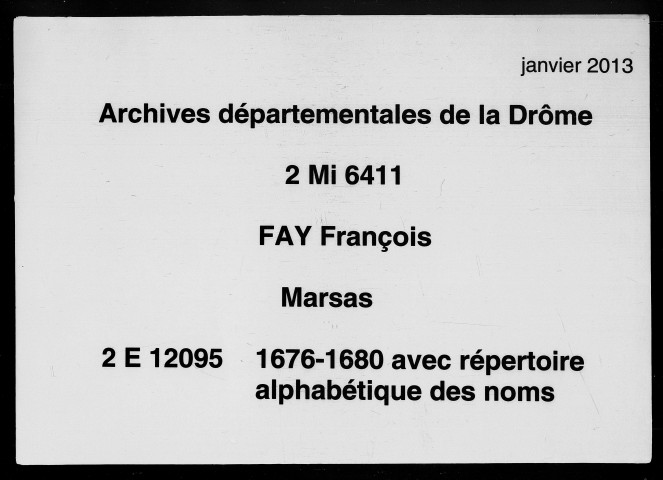 5 juin 1676-2 février 1680