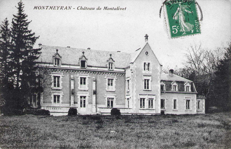 Le château de Montalivet.