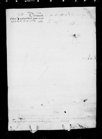 Cession de droits par Guillaume Armanni de Pisançon, Pierre Algoudi, Philippe sa femme.