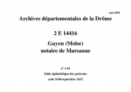 août 1630-septembre 1652