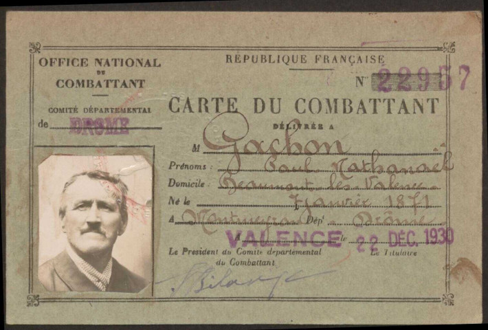 Gachon, Paul Nathanaël