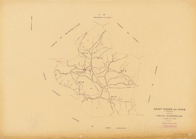 Tableau d'assemblage. 1971.