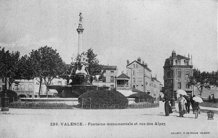 La fontaine monumentale.