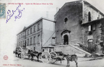 Bourg-de-Péage. - L'église des Minimes et la mairie.