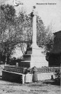 Étoile-sur-Rhône.- Le monument de la Fédération inauguré par Maurice Faure le 8 octobre 1893, boulevard de la République.