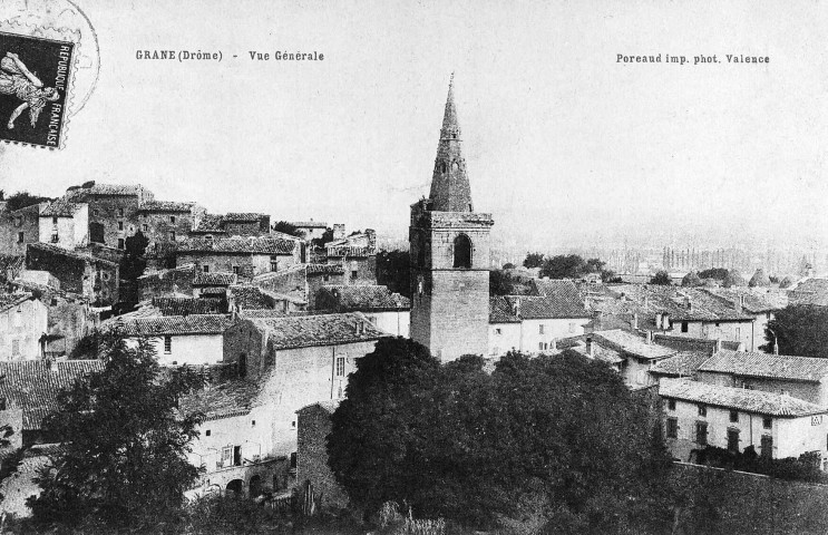 Grâne.- Vue du village.